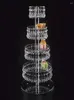 Party Supplies 5 Letters Transparant Wedding Crystal Acryl Cake Stand Display Cupcake Holder met kralenstrengen tafel centerpieces