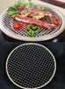 Tools 10PCS Disposable IRON More Sizes 33cm Round 30x45cm Square BBQ Barbecue Grill Mesh Net Outdoor Garden Dinner Party And Leisure