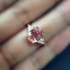 Бретельские серьги Ожерелье 14K розовые силод золотые кольца для женщин Рождественские рубины розовые изящные украшения роскошные обручальные кольца подарки