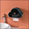 Taschentuchboxen Servietten DFU Punch Selbstklebende wasserdichte Wand-Toilettenbox ER MTIFunction Badezimmer-Aufbewahrungsorganisator Pape BDEBAG DHBMT