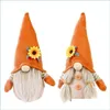 Party Decoration Harvest Festival Autumn Sunflower Faceless Doll Mall Bar Home Thanksgiving Halloween For Drop Delivery 2021 Yydhhome Dh6Sf