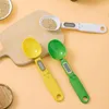 Digital Spoon Weading Scale 500g/0,1 g bärbar LCD -skärm ELEKTRONISK Vikt Mätskedar Mini matvåg Balans Bakning Baby Foods We