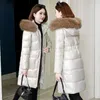 Trenchs pour femmes haut de gamme épaissir longues Parkas femmes mince brillant vers le bas manteau 2022 veste d'hiver femme coupe-vent imperméable coton rembourré