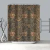 Rideaux de douche personnalisés William Morris pour décor de salle de bain 180x180cm tissu étanche à la moisissure 0924 220922