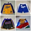 Heren shorts 2021 Team Basketball Korte stadsversie Gewoon Don Bear Sport Shorts Hip Pop Pant met Pocket Zipper Sweatpants Purple White Black Blue Yellow