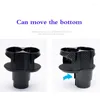 Drink Holder Car Center Console Dual Cup Expander 2 In 1 Multifunctional Mount Extender Unique Design Soft Can Bottle St