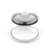 Pulver tom l￥da med spegel elastisk n￤t puff mini b￤rbar l￶s pulver burk liten kapacitet laser illusion yta