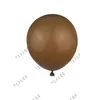 Decoraciones navideñas 124 unidsset Globo de café blanco Guirnalda Arco Kit Globos beige para cumpleaños Día de San Valentín Decoración de boda Baby Shower 220921