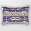 Pillow Case 30cm 50cm Triangle Stripe Retro Exotic Style Single-sided Printing Square Pillowcase Car Sofa Decoration Accessories