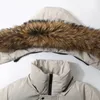 Parkas de plumón para hombre Piel extraíble con capucha Pato blanco Parka para hombre Chaqueta de invierno cálida -30 grados Multi-bolsillo Abrigo casual masculino 220922