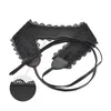 Belts Black White Wide Lace Belt Faux Leather Self Tie Corset Waistband Bowknot Weaving For Women Ladies Dress Accessories