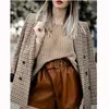 Damespakken HStar Fashion Autumn Women Plaid Blazers en Jackets Work Office Lady Suit Slim Double Breasted Business Female Blazer Coat