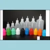 Packing Bottles Fast Soft Style Needle Bottle 5/10/15/20/30/50 Ml Plastic Dropper Child Proof Caps Ldpe E Cig J Otqut