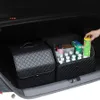 مربع تخزين جذع السيارة منظم السعة العالية بو مربعات الأدوات متعددة الاستخدامات من الجلد