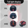 Caschi da ciclismo GUB Occhiali MTB Casco da ciclismo Casco da bici da strada modellato integralmente a luce LED 57-65 L- XXL Big Size Safe Adult Men Casco Ciclismo T220921