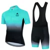 Cykeltröja sätter Salexo Set Summer Clothing Mtb Bike Clothes Uniform Maillot Ropa Ciclismo Man Bicycle Suit 220922