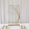 Party Decoration Gold Flower Vase Centerpiece For Table Events Wedding Meta Floral Stand Centerpieces Centerpiec