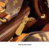 حقيبة الكتف الأعلى مصمم حقيبة دلو خمر 2022 المرأة أزياء ريترو ستايل واحد أكياس crossbody المطبوعة حقيبة يد ملونة