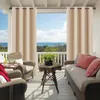 Curtain Waterproof Outdoor Curtains Blackout Window Porch Thermal Insulated Panel