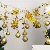 Party Decoration Christmas Cane Hanging Ball Snowflake Tree Ornaments Balls For Xmas Home Decor Drop Delivery 2021 Garden Packing2010 DHJLP