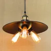 Pendant Lamps Vintage Lights Industrial Style Edison With Black Iron Lampshade Modern 3 Heads LED Lamp For Dining Kitchen Room