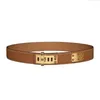 Riemen grote gouden buckle koperen riem vrouwen echte koeienhuid mode brede cummerbunds damesjurk en pakken accessoire luxe cadeau