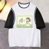 160 Frauen-T-Shirts Sommer-Baumwoll-T-Shirts 2022 Harajuku Anime Kawaii Mädchen süß und lustig drucken Loose Womentshirt Fashion Street Explosiv