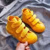 2022 Spring Children Tolevas Chaussures Baby Color Color School Girls Double Crochet Hightop Sneakers Boys Casual Canvas J220714