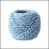Festdekorationsm￤tare naturliga s￤ckv￤v hessian garnsladd rep br￶llop present wrap cords tr￥d diy scrapbooking hantverk dekorpart mxhome dh306