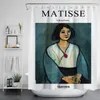 Занавески для душа Morden Matisse Curlemse Водонепроницаемая ткань сплошной ванна для ванной комнаты Большой широкий купальный крышка 12 крючков 220922