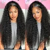 Spetsspår Pretty Diary HD 30 40 tum djupvåg 13x4 Front Mänskligt hår Brasiliansk stängning Vatten Curly 13x6 Frontal Wig For Black Women 220921