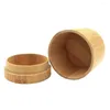 Watch Boxes Handmade Natural Bamboo Wood Storage Box Wristwatch Single Slot Case