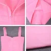Casual Dresses Mini Bandage Dress For Women 2022 Summer Elegant Bodycon Orange Sexy Party Wedding Evening Club Outfits