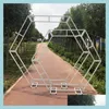 Party Decoration Square Stand Frame Wedding Bakgrund Arch Shelf Flowers Drop Delivery 2021 Home Garden Festive Party Supplies Bdebag DHZ9K