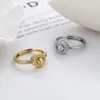 Qualität Imitation Gold Vietnam Placer Gold Ring Öffnung Viel Glück kommt Gold Ring für Frauen Temperamentvollen Minderheit Design Ring
