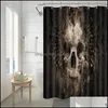 Fête Décoration Halloween Horreur Rideau De Douche Hd Impression 3D Polyester Étanche Partition Accueil Drop Delivery 2021 Gard Bdesports Dhdns