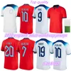 2022 2023 Jersey de futebol Kane Inglaterra Sterling Rashford Sancho Grealish Mount Foden Henderson Maguire 21 22 23 Jerseys de futebol Home Away Shirt Men Size S-4xl