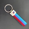 Metal Car Keychain For BMW M Tech M Sport M3 M5 E46 E39 E60 F30 E90 F10 E36 X6 X5 X7 Key Leather belt Chain Special gift Accessory