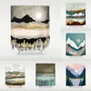 Shower Curtains Abstract Fantasy Landscape Sun Moonlight Bathroom Home Decor Waterproof Bathtub Personality 220922