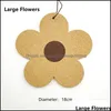 Mats Pads Cutelife Ins Hanging Cork Wood Flower Shape Cup Kitchen Decoration Heat Resistant Table Mat Wine Dish Nerdsropebags500Mg Dhger