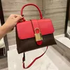 fashion ladies shoulder bag handbag presbyopia letter pattern leather lock buckle design luxury lady handbags purse clutch wallet totes backpack