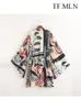 Frauen Zweiteilige Hosen 2 stücke Frauen Hemden Hosen Anzug Kimono Stil Sommer Voll Gedruckt XLong Kordelzug Bluse Set weibliche Hosen Casual Kleidung 220922