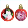 Party Decoration Christmas Tree Ornament 23.6inch Outdoor PVC Uppblåsbar dekorerad boll NT BA Drop Leverans 2021 Home GA Packing2010 DHSZK