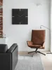Horloges murales nordique luxe horloge salon créatif moderne bois décor à la maison grande montre silencieuse décoration idées cadeaux