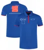 F1 costume de course hommes revers équipe T-shirt POLO hommes grande taille à manches courtes