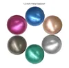 Feest 12 inch metallic ballonnen baby shower bruiloft verjaardag metaal parel latex ballon halloween feestelijke decor boog bloemen ballonnen kind gunsten feestviering prop