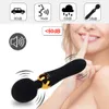 Trajes sexy Av vibradores 10 velocidades Magic Wand Massager G Spot Spot Ciltoris Toys sexuais para mulher sexo feminino recarreg￡vel magn￩tico