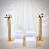 Party Decoration Fashion Event Dessert Table Wedding Centerpiece Bouquet Crystal Stand Birthday Cake Cookie Bread Fruit Display Pan