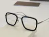 Hot Luxury Designer Optiska ramar för män Mänglas för kvinnor Kvinna Square Eyewear Stor Golden Black Frame Strålning Skyddslinser kommer med fodral