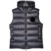 Designer Mens Vests Down Sleeveless Design Vest Luxury Flocking Logo Badge Women's Black Vest
